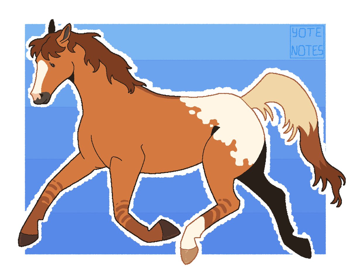 yote_notes's tweet photo. redesigned my girl crackerjack #oc #art #appaloosa https://t.co/xSnx4O8Lq8