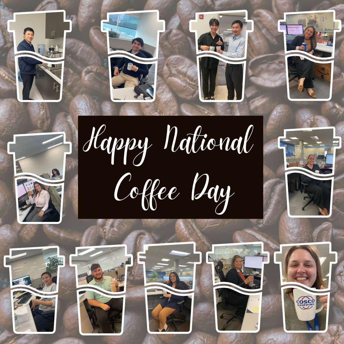 COSCOSHIPPINGNA's tweet photo. ☕️ Happy #NationalCoffeeDay!

Did you know a standard 20-foot dry container can hold 18–20 metric tons (about 300–333 bags) of coffee beans? At #CSNA, our coffee-loving employees might put that much to good use in a day. 😉

Cheers to keeping global trade—and our teams—moving! https://t.co/5VFtMS3jrc