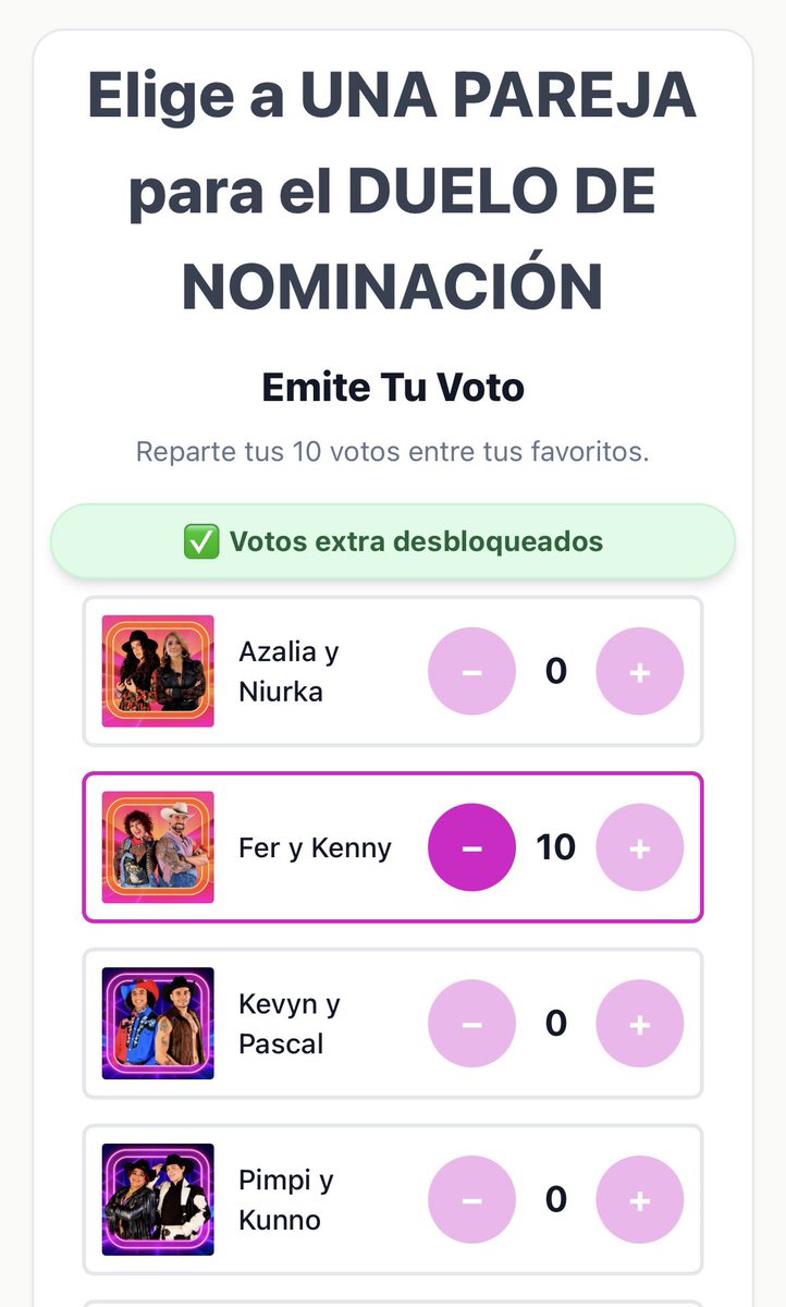 Romero_mp3's tweet photo. Voten por Fernando y Kenny para el duelo de nominación 🥊

#GranjaVIP https://t.co/uIRU6lfNZH