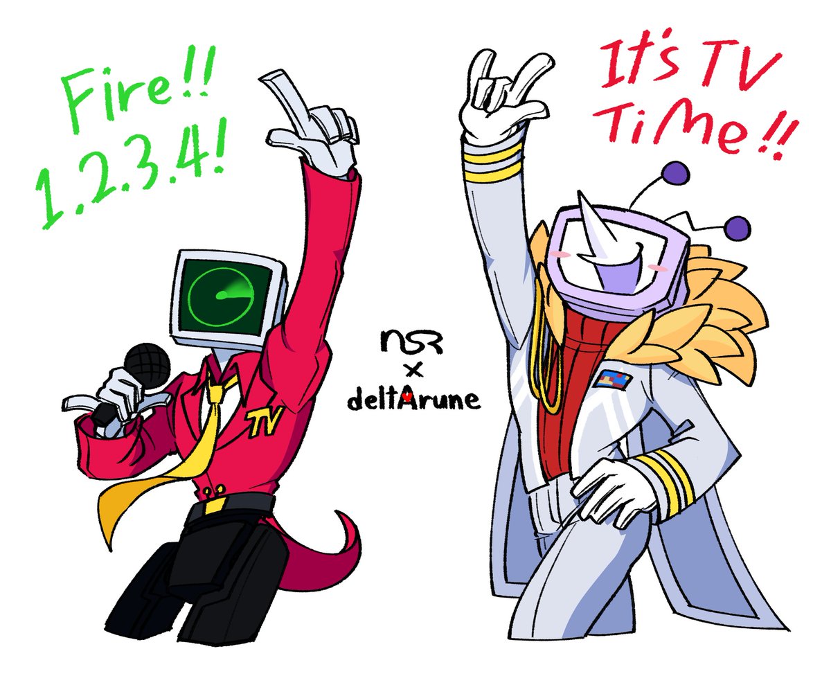 BZ_Sailor's tweet photo. #deltarunefanart #nostraightroads
트친 연성 보고 삘받아서 모니터 머리끼리 콜라보 시켜봄///
둘 다 오두방정 장난 아니시네요 https://t.co/6Yc3Bc4paJ