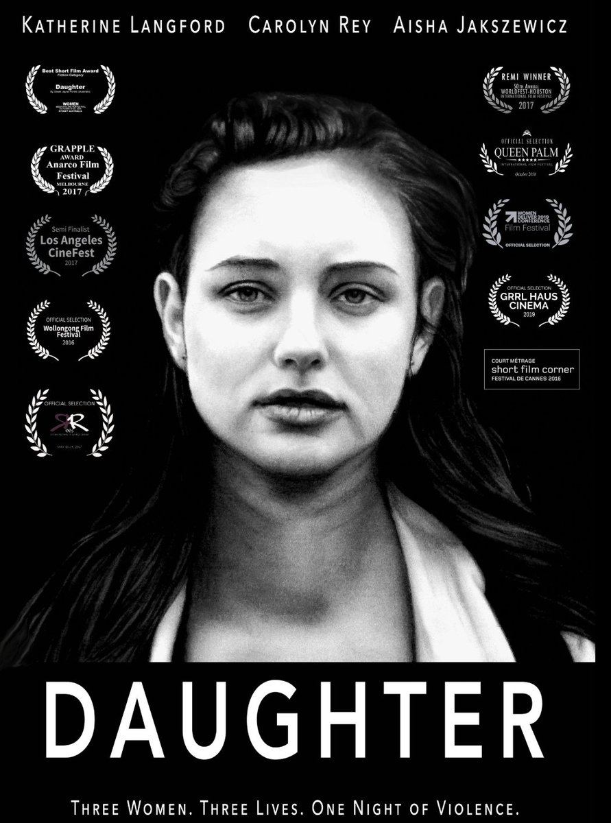 NexusGrp's tweet photo. After a decade of exclusivity, 'Daughter' is streaming on our YouTube channel with other short films for FREE! If you watch and enjoy, please subscribe to our channel; it helps us get monetised. Share around!
https://t.co/VA20j6hJim
#shortfilm #katherinelangford #victimblaming https://t.co/f9bxDDuA9h