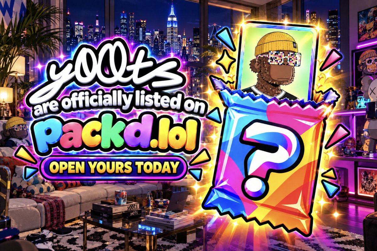 PACKDsol's tweet photo. Rip open packs for a chance to get y00ts NFTs now available on https://t.co/pjfo9neUVb https://t.co/Cu750gPgUx