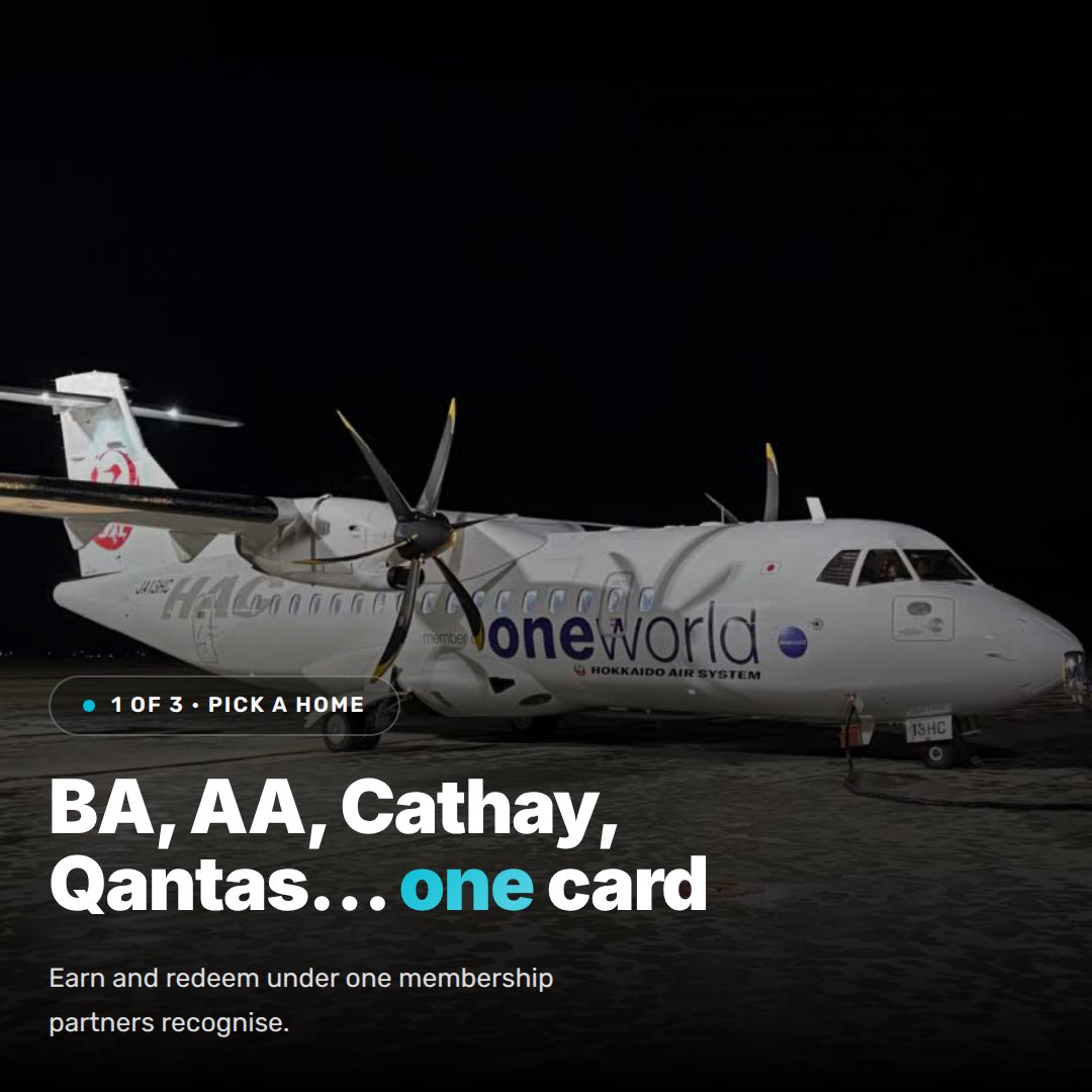 FrequentFlyerEN's tweet photo. Why flyers keep *one* oneworld home.
Five cards look busy. One home earns partner status — BA, AA, Cathay, Qantas… Fly a partner, credit your home. Lounge access follows alliance rules, not rumour.
https://t.co/MGiWyCDtuh
#FrequentFlyer #oneworld #AirlineAlliances https://t.co/y7XKydCbO3