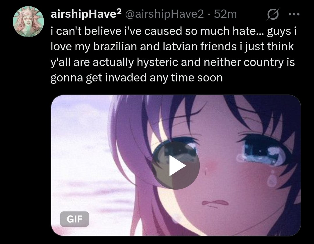 LivAnimations07's tweet photo. Ahhh the consequences of your actions.
Now it's not funny to mock Brazil &amp; Lavtia isn't it now? https://t.co/MG03fc3pUO