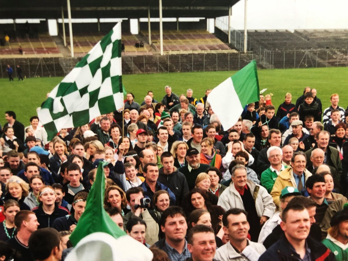 CharlestownGAA's tweet photo. 25 years ago today, Charlestown Sarsfields defeated Knockmore after a replay to win the Moclair Cup for just the second time and first in 99 years.

We remember those no longer with us for whom it meant so much.

Rewatch the final: https://t.co/jC7HEuuRtL https://t.co/CtDNU7zQ4a