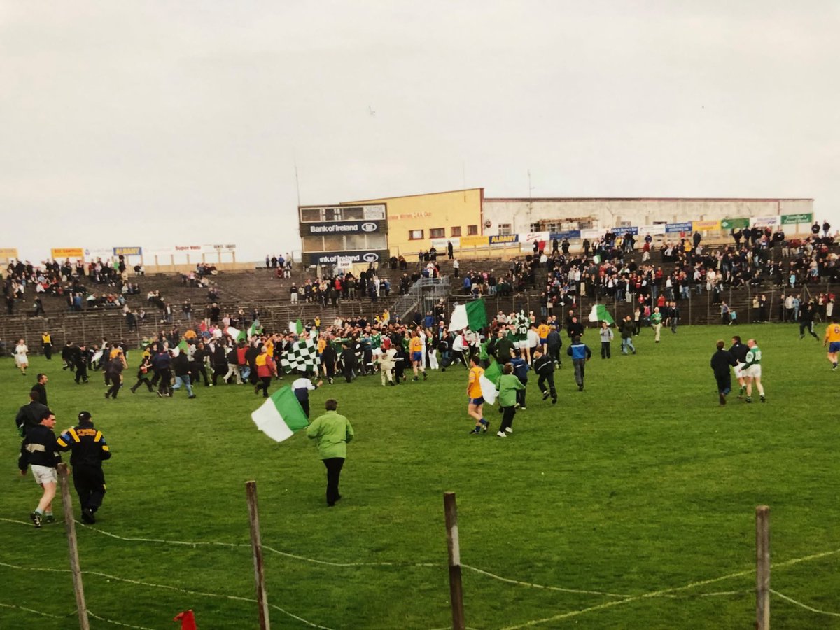 CharlestownGAA's tweet photo. 25 years ago today, Charlestown Sarsfields defeated Knockmore after a replay to win the Moclair Cup for just the second time and first in 99 years.

We remember those no longer with us for whom it meant so much.

Rewatch the final: https://t.co/jC7HEuuRtL https://t.co/CtDNU7zQ4a