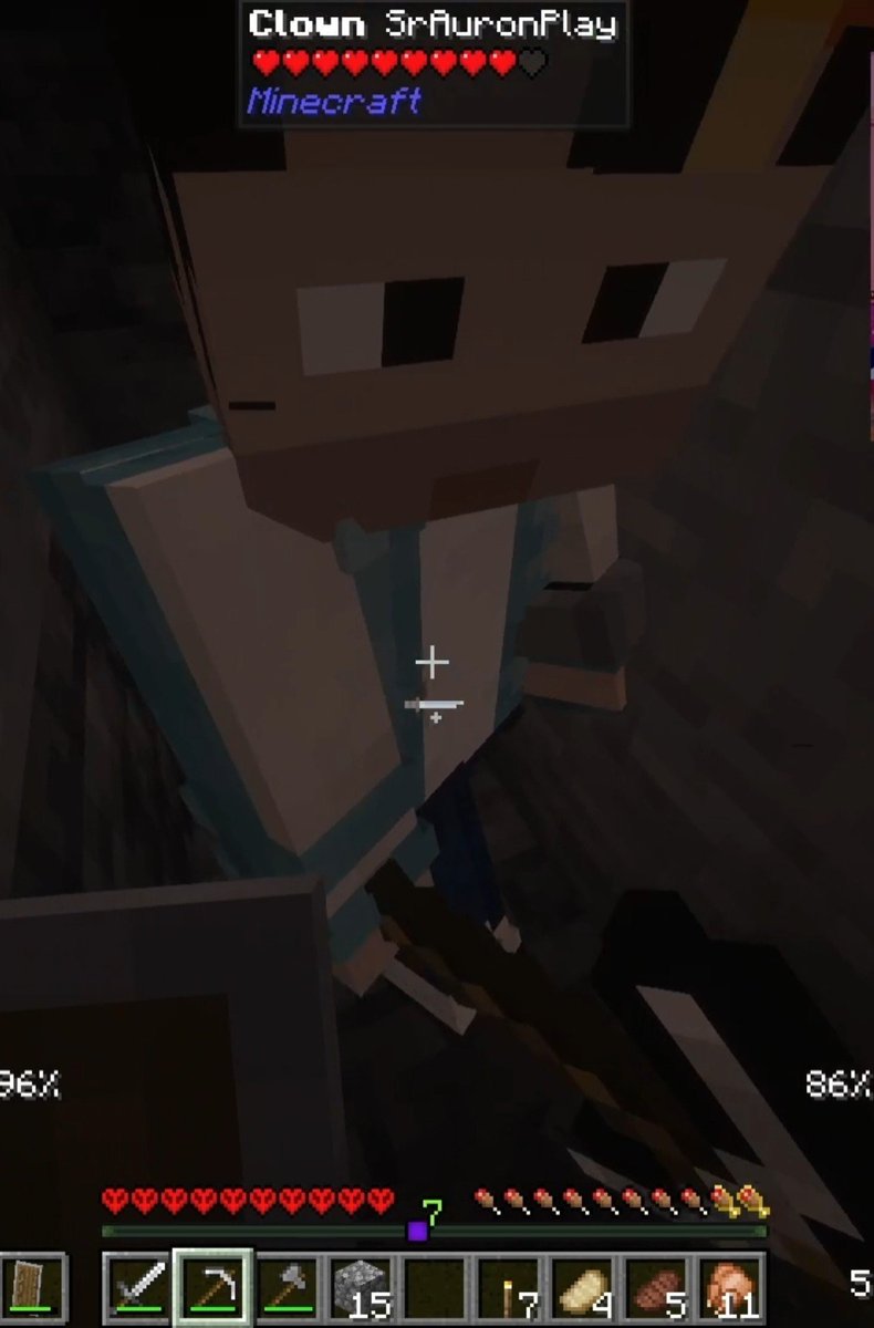 ElBarto_1712's tweet photo. Auron y Juan cubito en el Minecraft hardcore día 6 https://t.co/AG1XFafATf
