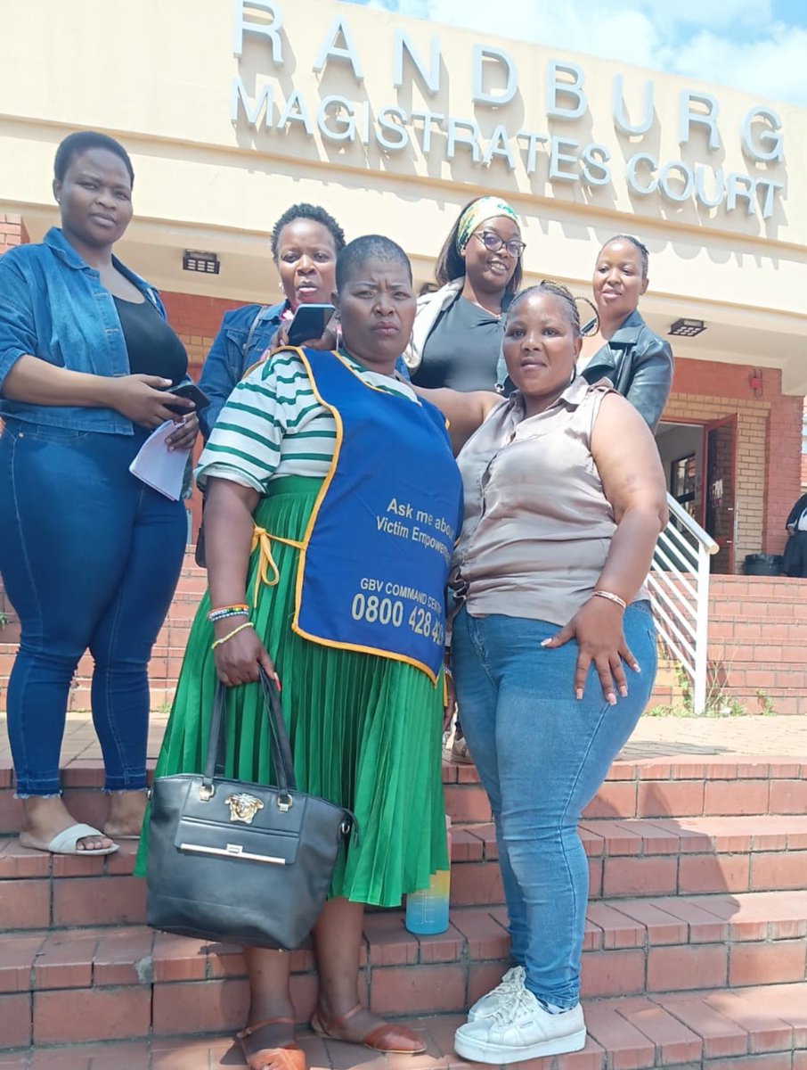 EversonLuhanga's tweet photo. An 8-year-old child was allegedly raped at a tuckshop in Diepsloot three weeks ago. The case against two accused men was withdrawn last Monday. Women who say their emails to the prosecutor went unanswered went to Randburg Magistrates’ Court themselves to demand answers. #Diepsloot #GBVF #Justice #BeastOfNews  #FamilyMeeting