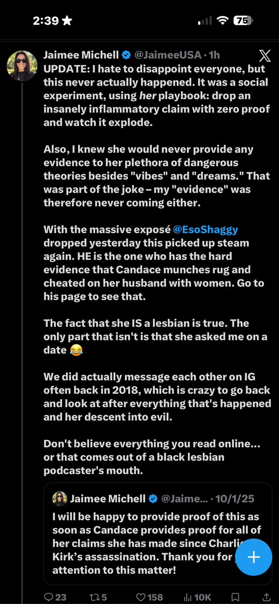 whatever1531's tweet photo. @Mellie776 @RealCandaceO @samsfamreacts No guys they were just tricking everyone with a little experiment to show us the error of our ways https://t.co/zrtMvrdKLe