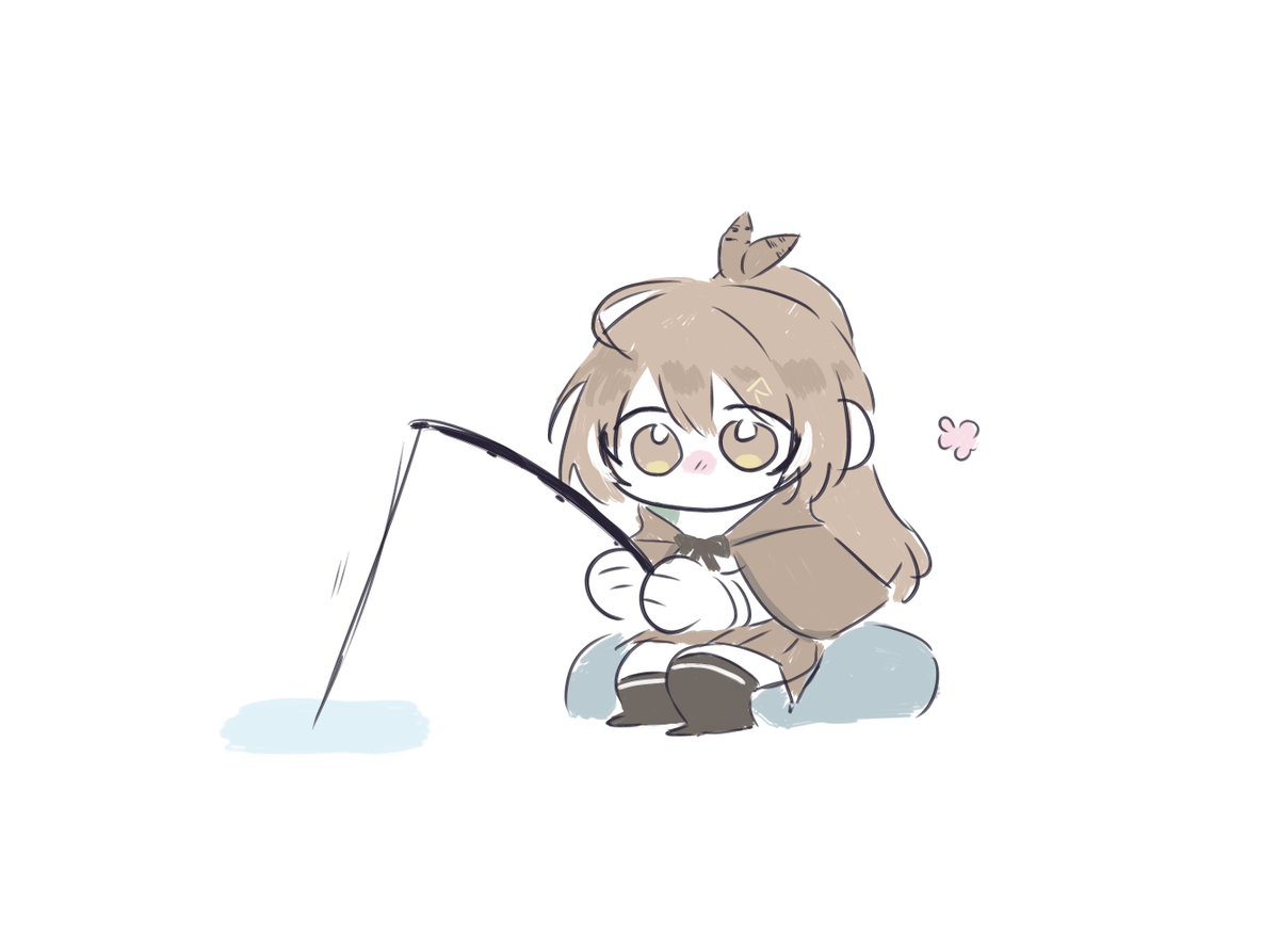 pipopengu's tweet photo. 🎣🦉 #drawMEI https://t.co/1xWtBonvcU