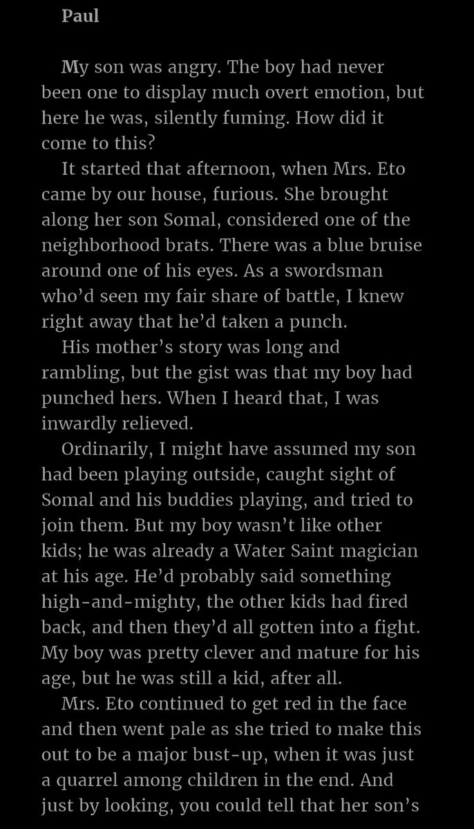 tiger_slasher's tweet photo. #TCP_MT
V1 Chapter: 7
THEY HAD A POV FOR PAUL DURING THIS MOMENT?!?! And omg it's brilliant... this one scene alone literally made me love Paul so much more considering that Paul eventually dies. He didn't want to end up like his father. It's not like he hated him but he didn't- https://t.co/tc3V1ZCUCS