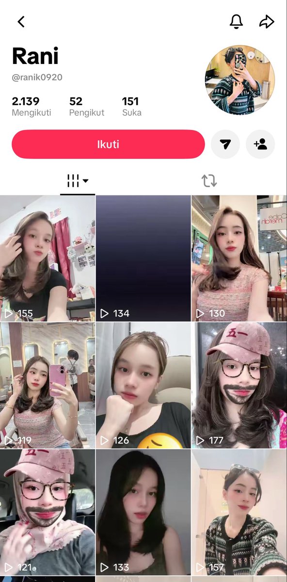 deraanjela00's tweet photo. tiktok : ranik0920
hot51 : awrorra

Doi dulu doyan exhib pake jilbab, yang mau liat komen dibawah🤤 https://t.co/kZ95kqcSbO