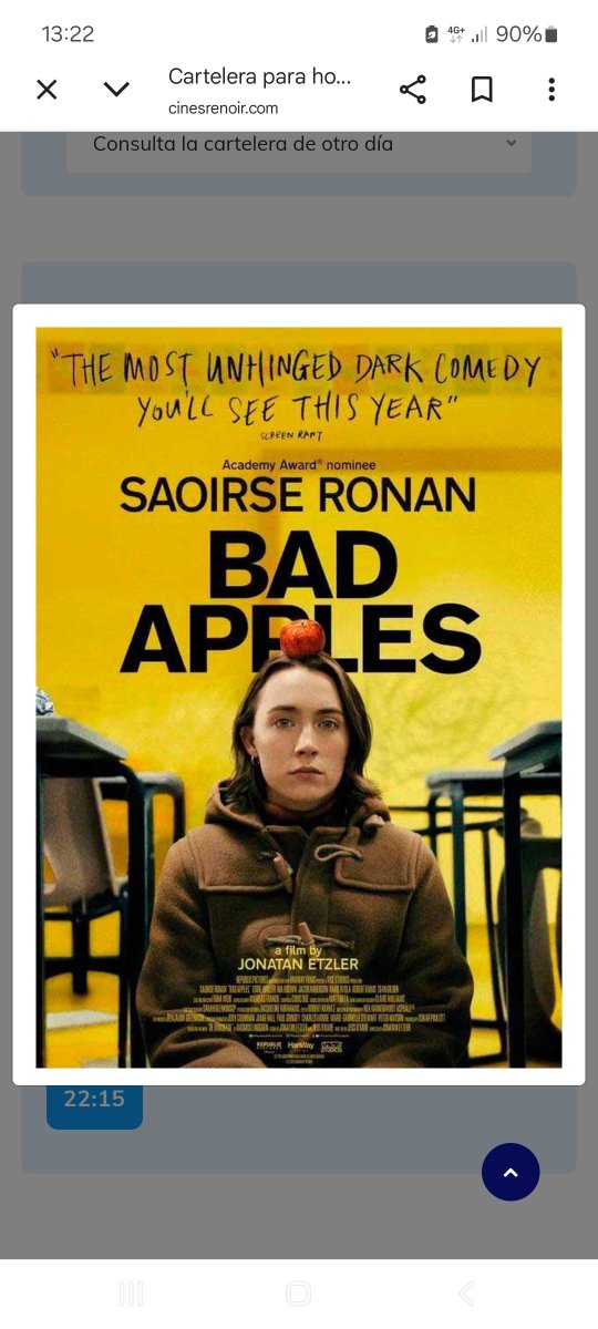 jesusverdem's tweet photo. #BadApples @ParamountPics @CinesRenoir Muy original e interesante película. Apartar las manzanas 🍎 podridas. Muy recomendable Cinefil@s 👌... https://t.co/LT4zmGRiyL