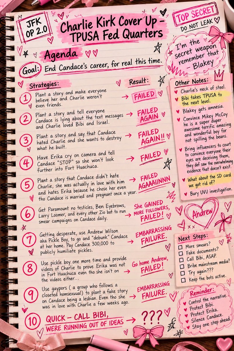 thetruthspiracy's tweet photo. @WearForbidden @Heebville Noooo way! A source leaked Blakeys meeting notes 🌸💕✨ https://t.co/P0FEsQ71VI
