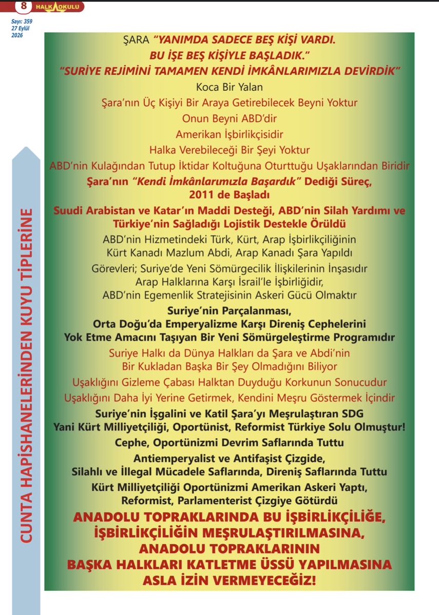 YasalZorbalik's tweet photo. Eveeeettt , gelelim sabahtan beri yazılıp çizilenlerin nedeni olan Halk Okulu dergisindeki yazıya … bağırıp çağırmadan yazıyı bir okuyalım ve eleştirileri altına ekleyelim https://t.co/IvWDOk0MQ5