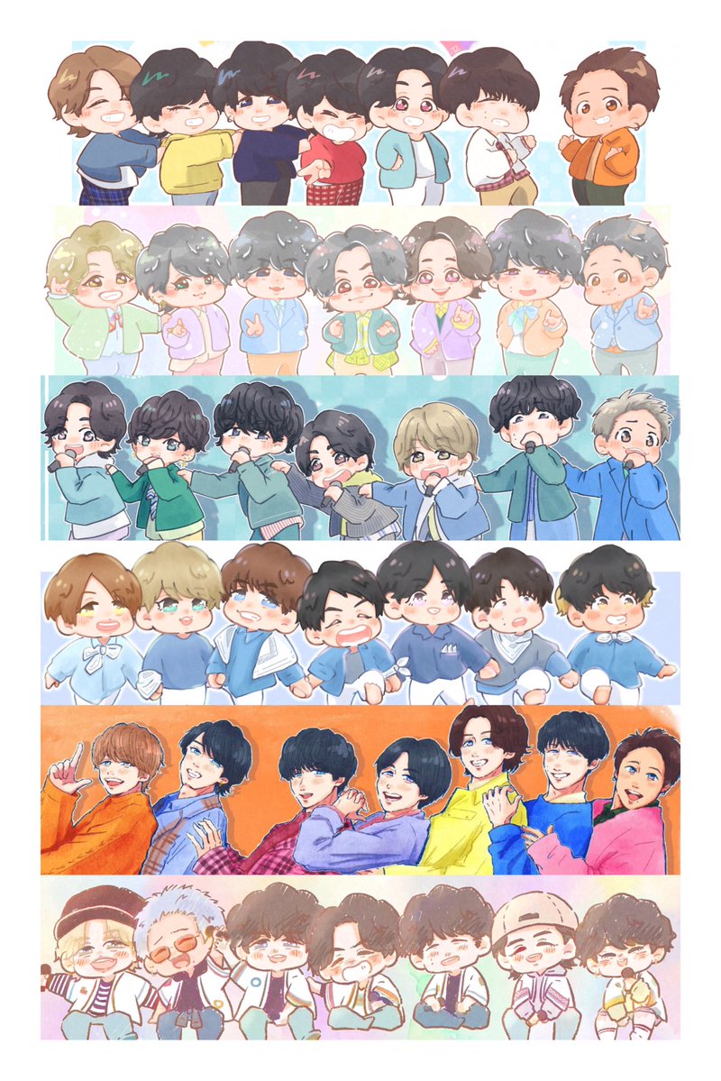 _mune_0v0's tweet photo. 横並びのWESTꓸがこの世で1番大好きだよ🌈 https://t.co/UDDsCUZ9pl