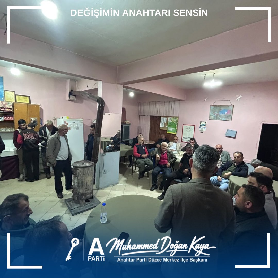 apartiduzceilce's tweet photo. Anahtar Parti Düzce Merkez İlçe Başkanlığı olarak Eminaçma Köyü’nde hemşehrilerimizle bir araya geldik.

Köy sakinlerimizle sohbet ederek görüş ve taleplerini dinledik.

Samimi karşılamaları ve misafirperverlikleri için Eminaçma Köyü sakinlerine teşekkür ediyoruz. https://t.co/RY3IaFLc1j