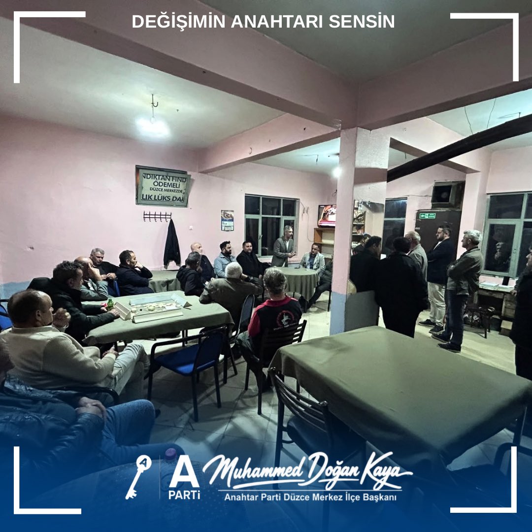 apartiduzceilce's tweet photo. Anahtar Parti Düzce Merkez İlçe Başkanlığı olarak Eminaçma Köyü’nde hemşehrilerimizle bir araya geldik.

Köy sakinlerimizle sohbet ederek görüş ve taleplerini dinledik.

Samimi karşılamaları ve misafirperverlikleri için Eminaçma Köyü sakinlerine teşekkür ediyoruz. https://t.co/RY3IaFLc1j