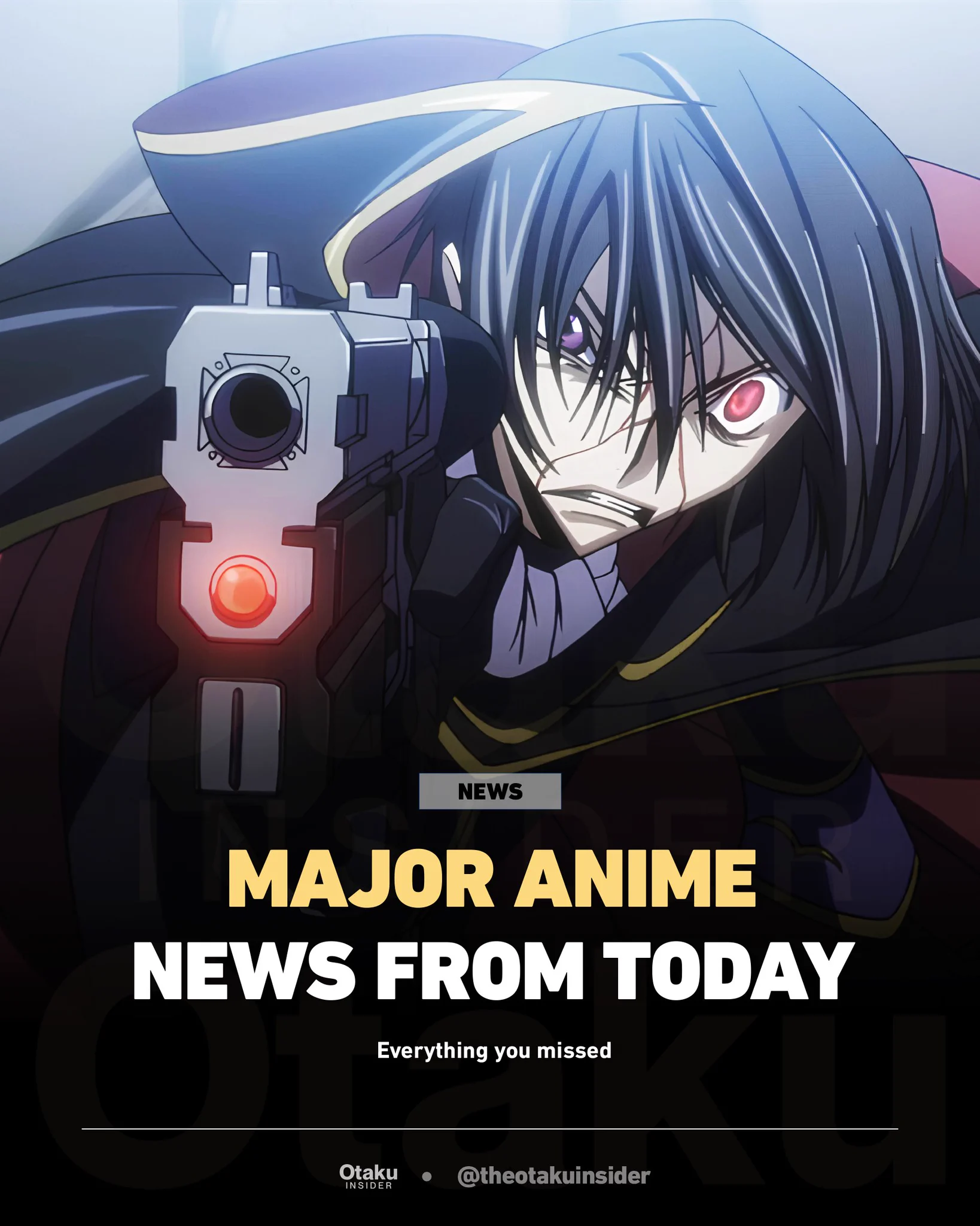 Otaku Insider na platformě X: „Major Anime News From Today! Here's