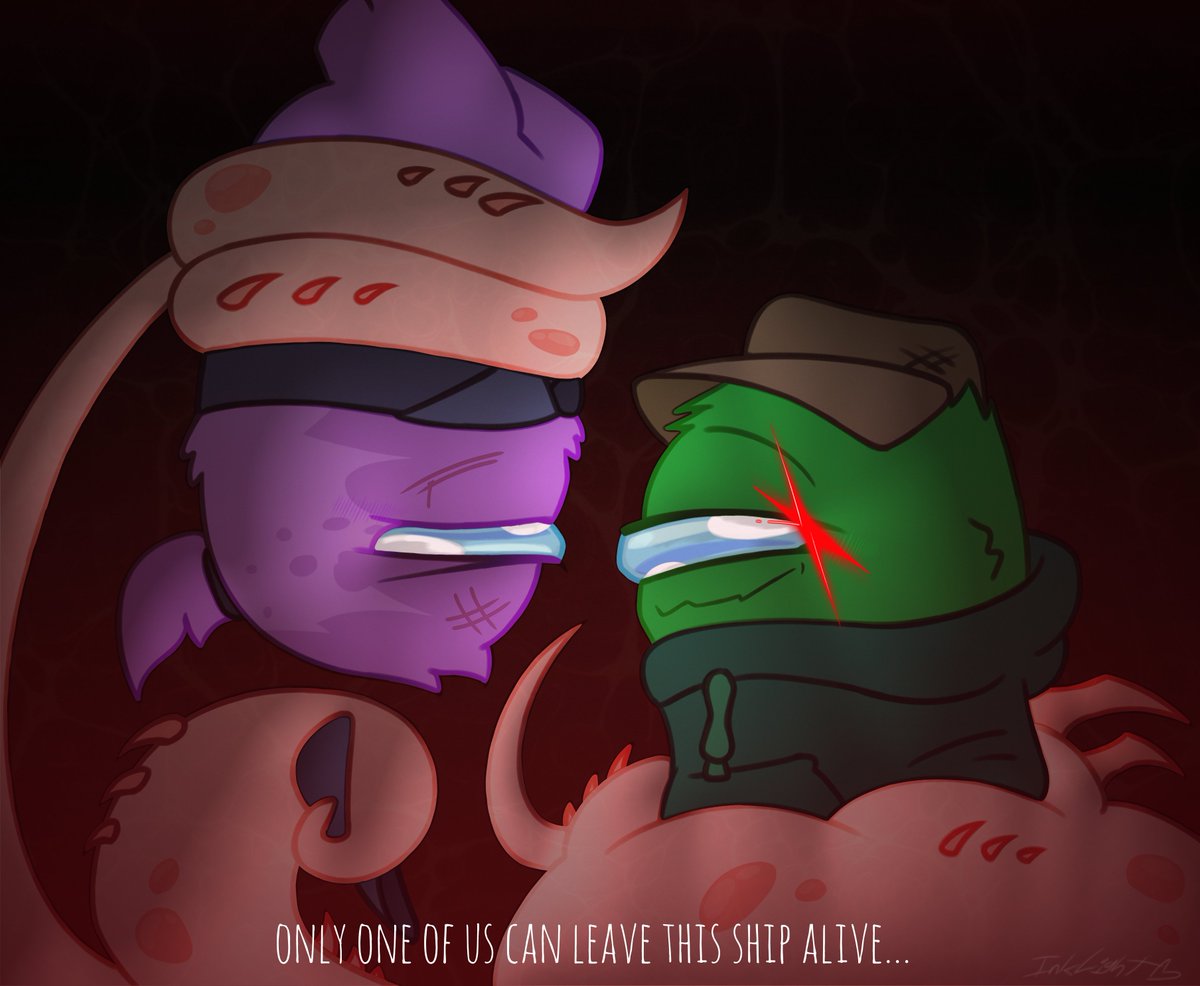 InkLightHeart's tweet photo. They're flirting 

#amongus #amongusshow #camworm https://t.co/5yTkUOxSKb