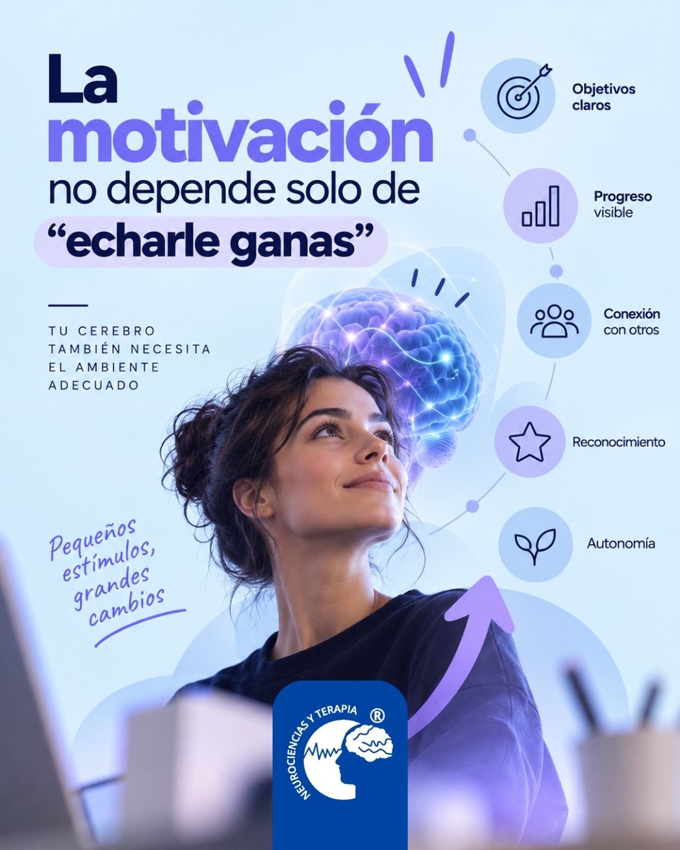 dradgaxiola's tweet photo. La motivación laboral no depende únicamente de disciplina. Reconocimiento, progreso y objetivos claros también influyen en nuestra disposición para seguir esforzándonos.

https://t.co/fqqVwqDH2D
#Neurociencia #Motivación #Trabajo #BienestarLaboral  #NeurocienciasyTerapia https://t.co/HJy4TcAeex