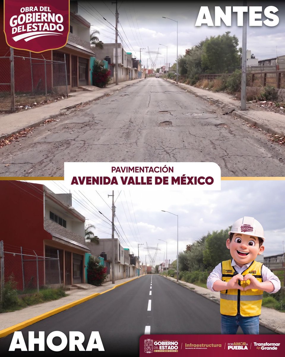 ReneCZ1's tweet photo. El gobierno de @pepechedrauimx y @armentapuebla_ andan pavimentando con pura IA, ponen zaguán, aparecen árboles, remodelan fachadas jajaja una vergüenza, quieren justificar lo que se roban, con pura IA. @AztecaNoticias @aztecapuebla https://t.co/6qqiPrVKOk