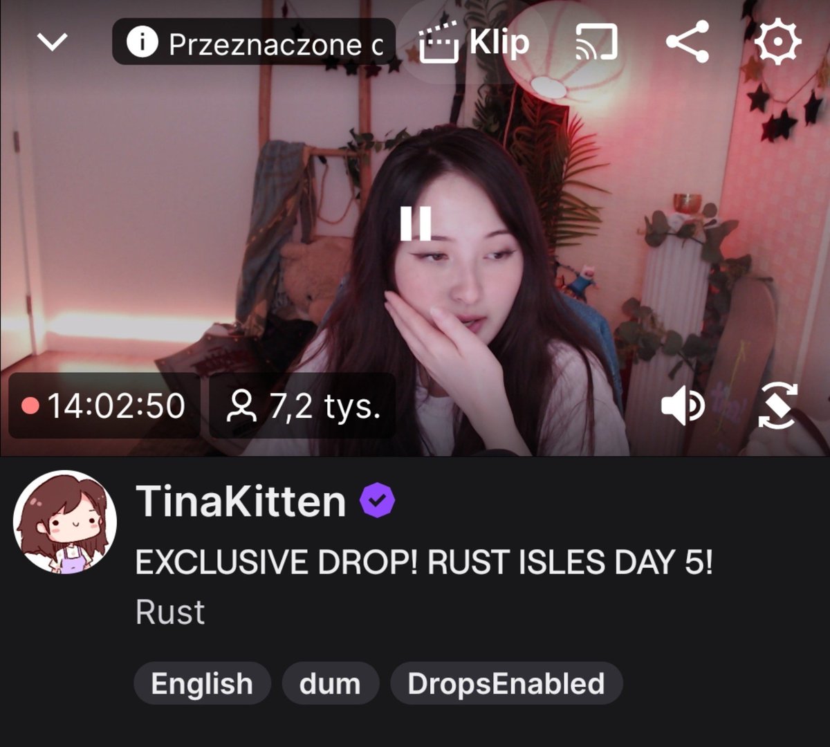 melisagit_'s tweet photo. tina zrobila wiecej godzin streama dzisiaj niz quackity lacznie w tym roku https://t.co/rIfSHRG6ai