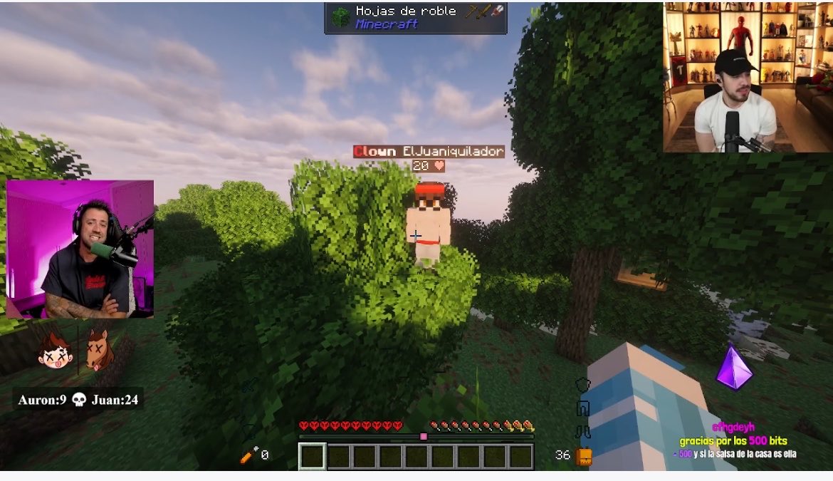 lorenagg07_'s tweet photo. Gracias por el stream de hoy , @auronplay .
Sexto día de minecraft hardcore con Juan .
No fue buen día ., pero me reí mucho y pasé buen stream 
Gracias por pasarte , que descanses 
Hasta el próximo stream 🤍🤍 https://t.co/3lplwqZusl