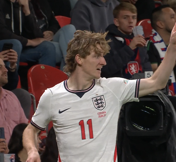 TouchlineX's tweet photo. 1-0 England.

GOOOOOOOOOOAAAAAAAAAAAAALL GORDON !!!!!!!!!!!!!!!!!!!!!!!!! ANTHONY GORDON SCORES AGAIN FOR ENGLAND !!!!!!!!!!!!!!!!!!!!!!!!!!!!!! WHAT A BEAUTIFUL HEADER !!!!!!!!!!!!!!!!!!!!!!!!!!!!!!!!!! 🔥🔥🔥🔥 https://t.co/pmE57al241