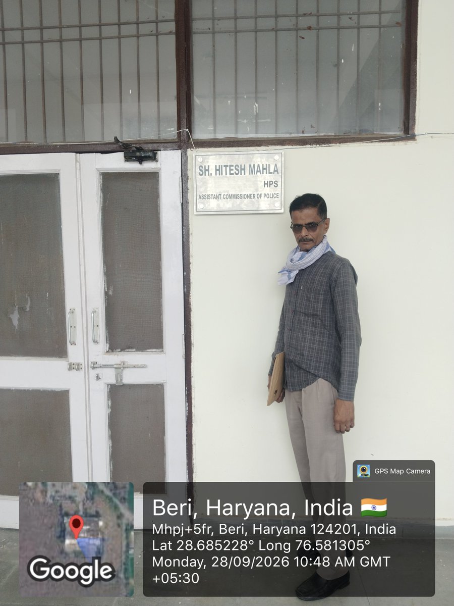 SumitVerma2003's tweet photo. @jhajjarpolice @DGPHaryana @cmohry @TheOfficialHGB @JhajjarDc @RBI @RBIsays @SVBHaryana @police_haryana @NayabSainiBJP @PMOIndia @India_NHRC @NABARDOnline @FinMinIndia 265 Days 🔺 (1/2)

कानूनी प्रक्रिया की अनदेखी करना सीधे तौर पर असहयोग को दर्शाता है! क्या अब पुलिस द्वारा इस पर उचित वैधानिक कदम उठाए जाएंगे? @DGPHaryana

30 सितंबर को ACP महोदय तीसरी बार दोनों पक्ष को बुलाया हैं। 

लेकिन कितनी बार ओर?

28 और 29 सितंबर को मेरी मौजूदगी का प्रमाण। https://t.co/vmifgVLm13