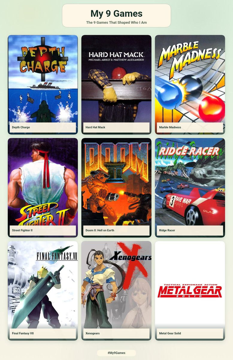 funeralgrin's tweet photo. Some games I've enjoyed https://t.co/seCuUBYsEq