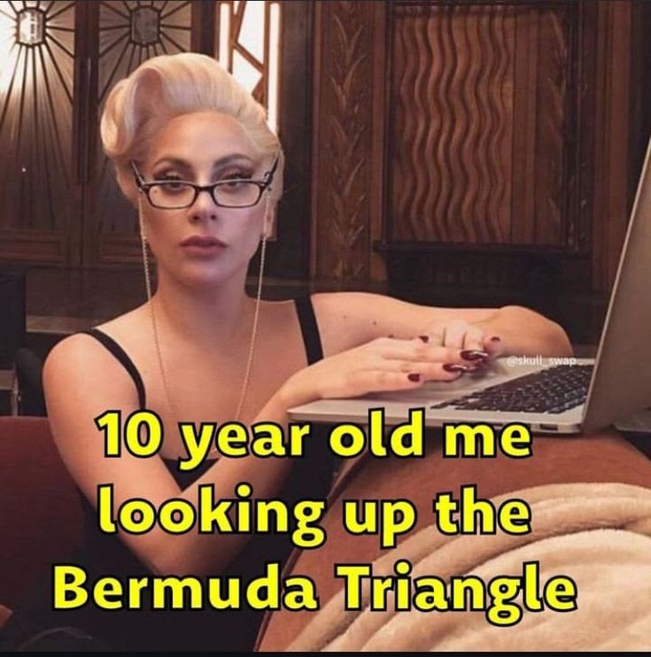 DanceSheepDance's tweet photo. Amo que quando eu era criança achava que o triângulo das Bermudas seriam um grande problema quando eu crescesse https://t.co/3iWZ4TW8Oz