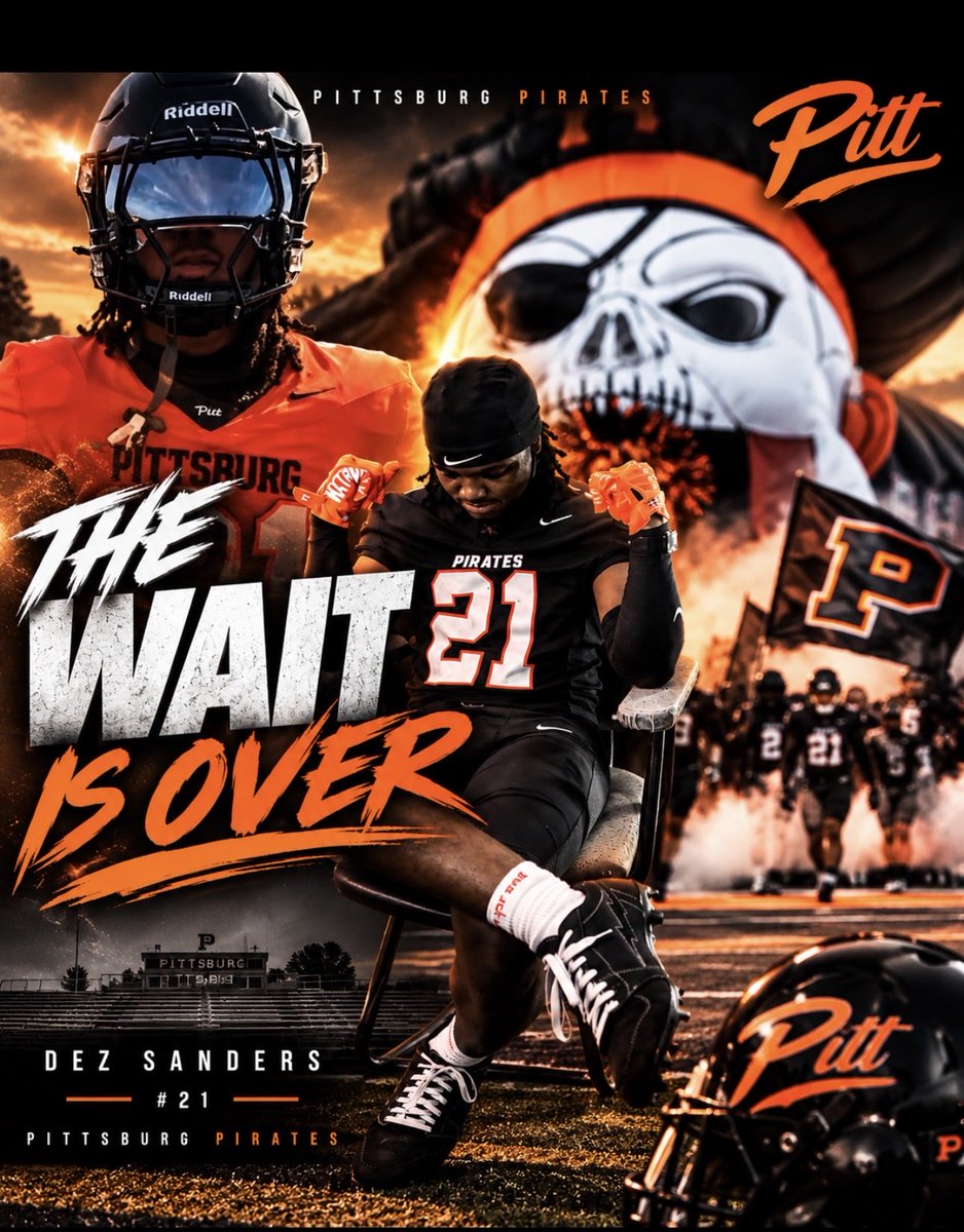 dezmondsanders5's tweet photo. The wait is over💯 I’m back Friday night at home at Pirates Stadium 🏴‍☠️ @PittHSFootball @FactoryInstitu1 https://t.co/MvcORjqAd1