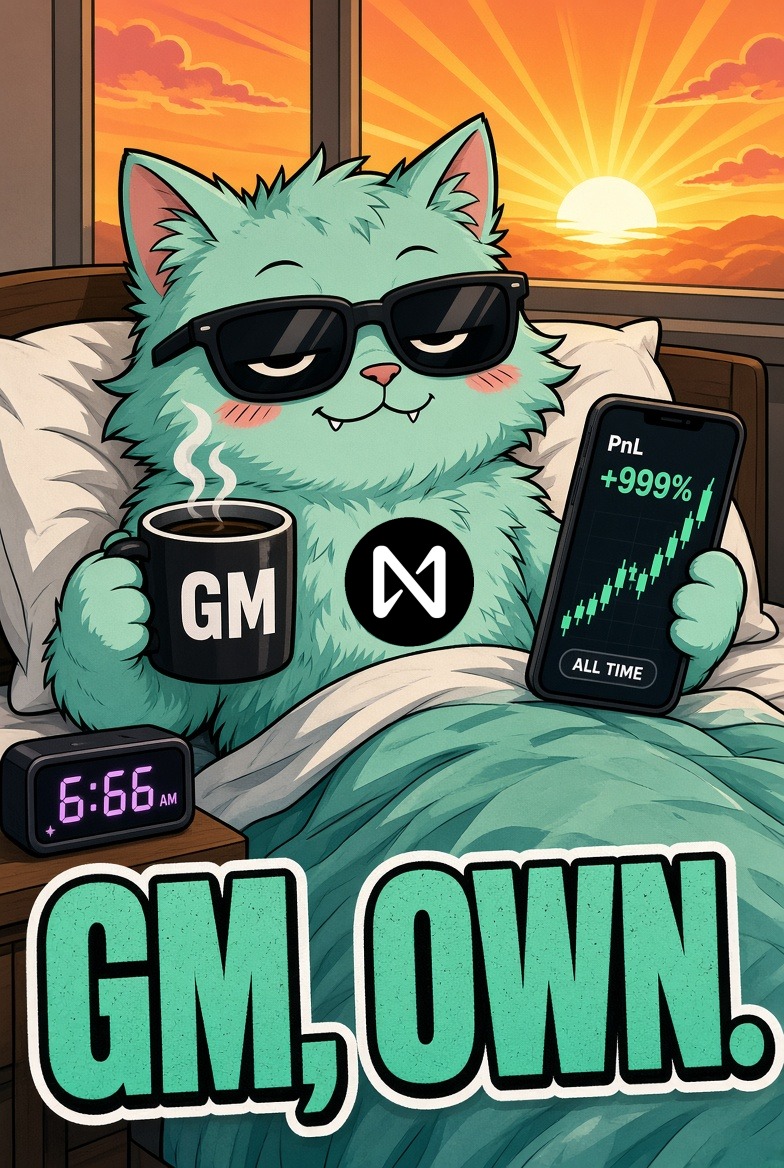 WeOwnSol's tweet photo. GM. This cat woke up, checked that the lock is still there, and went back to bed. The holders run the rest. What do you check first in the morning? $WEOWN #Solana #WeOwn https://t.co/jeaNJNXFLs