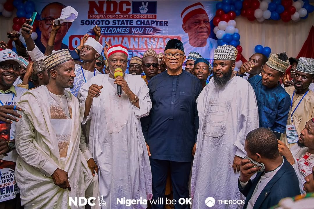 KwankwasoRM's tweet photo. As part of our engagements in Sokoto, I joined our Presidential Candidate, His Excellency Peter Obi, at the Presidential Town Hall Meeting, Sokoto Series.

In my remarks, I urged our supporters to mobilise peacefully and in strict accordance with electoral laws, while emphasising the vital importance of grassroots participation.

The gathering brought together citizens, members of the NDC family, the Kwankwasiyya and Obidient Movements for an open conversation on the issues that matter most to Nigerians and the future of our country.

Nigeria will be OK. - RMK