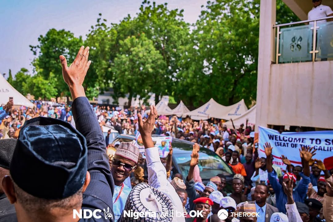 KwankwasoRM's tweet photo. As part of our engagements in Sokoto, I joined our Presidential Candidate, His Excellency Peter Obi, at the Presidential Town Hall Meeting, Sokoto Series.

In my remarks, I urged our supporters to mobilise peacefully and in strict accordance with electoral laws, while emphasising the vital importance of grassroots participation.

The gathering brought together citizens, members of the NDC family, the Kwankwasiyya and Obidient Movements for an open conversation on the issues that matter most to Nigerians and the future of our country.

Nigeria will be OK. - RMK