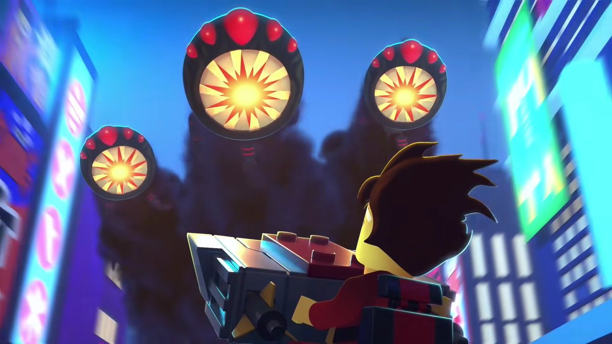 StormingZee's tweet photo. In the early concept art for the Gold Rush short different antagonist ideas were shown. Most show the Serpentine while a few surprisingly have Garmadon in his Movie mech. While interesting I much prefer the original Shadow Banshees drones as it let Kai and Nya’s bond shine. https://t.co/GDQm37BB1W