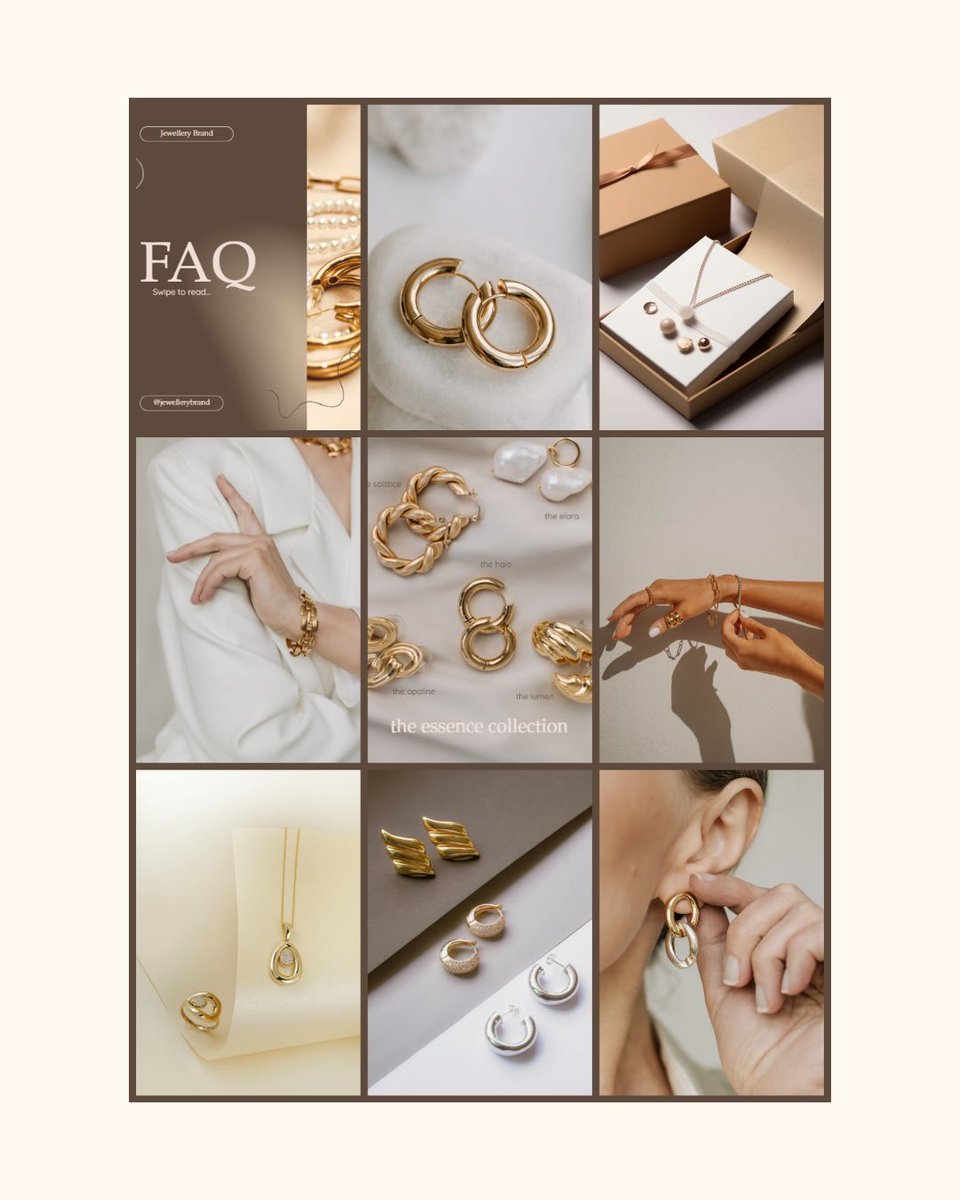 MarcelleIdovli's tweet photo. Your Instagram feed is often the first impression people get of your brand. For a jewellery brand, I’d focus on creating a feed that feels elegant, cohesive and easy to connect with
- Luxury product shots
- Customer photos and styling content
- https://t.co/SZjTpkutrE