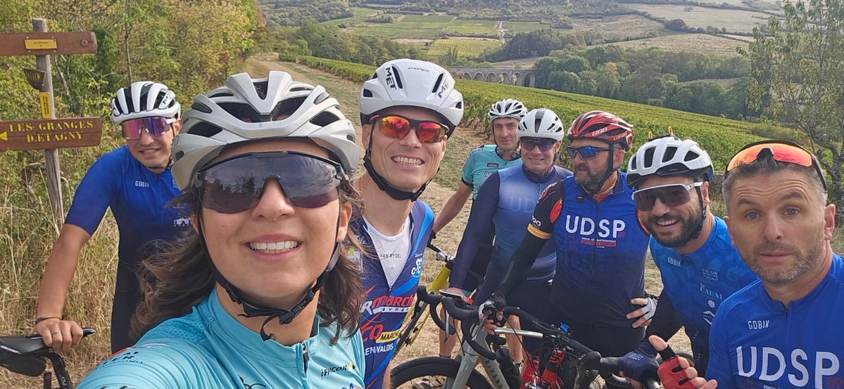 udsp89's tweet photo. 🚴‍♂️ 2ᵉ étape du Défi Vélo !

Aujourd’hui, nos cyclistes ont poursuivi leur aventure avec une nouvelle belle étape entre Autun et Lons-le-Saunier.

📍 164 km parcourus
⏱️ 6h25 de route 💪🚴‍♂️

Une nouvelle journée d’effort qui les rapproche un peu plus de leur objectif https://t.co/vIvmfV5TX7