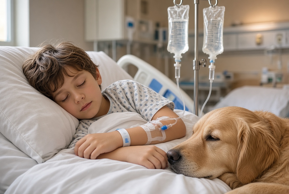 Bruno_onx7's tweet photo. "Call Me Crazy, But I think Pets should be allowed in hospitals to visit their sick owners." https://t.co/MetNbJjX2u