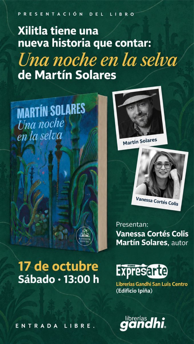 martinsolares's tweet photo. Mi novela sobre Xilitla y Edward James debe presentarse en San Luis antes que en cualquier otra parte del universo. Los esperamos! https://t.co/kWeiHGZbji