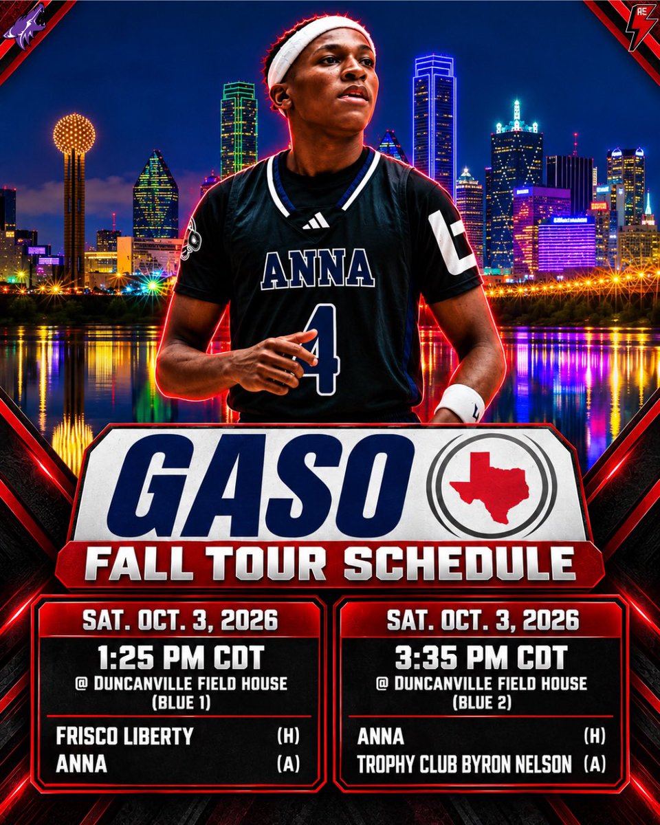 FlashElite2's tweet photo. Caleb is back in action this weekend with his high school team @Annamensbball at the @TexasHoopsGASO Fall Tour 🫡 @calebsmith2027 https://t.co/h9JxP9OVmQ