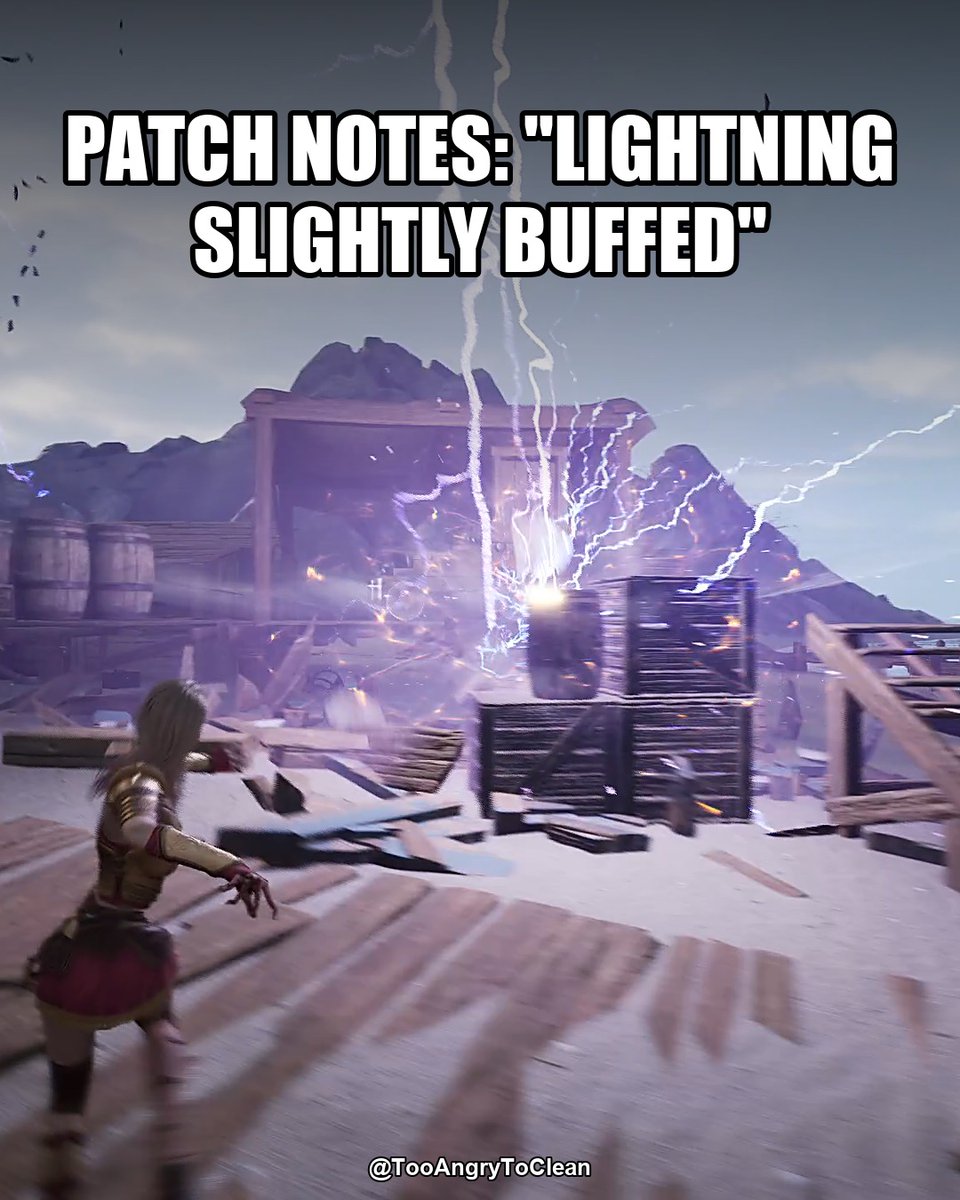 TooAngryToClean's tweet photo. The balance team looked into the lightning. The houses were the problem.

Nerf it or keep it?

#indiegame #gamedev https://t.co/XtME5VPOyi
