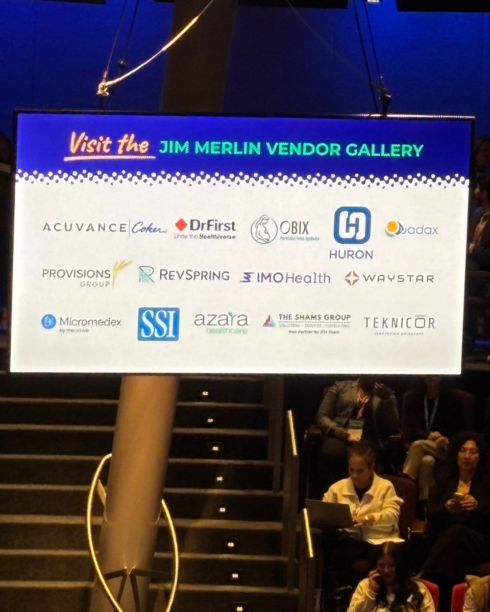 MEDITECH's tweet photo. Grateful to have our amazing vendor partners with us at #MEDITECHLIVE! ❇️
Be sure to stop by the Jim Merlin Vendor Gallery throughout the event to connect and say hello! 👋✨ https://t.co/JSRILDQlOi