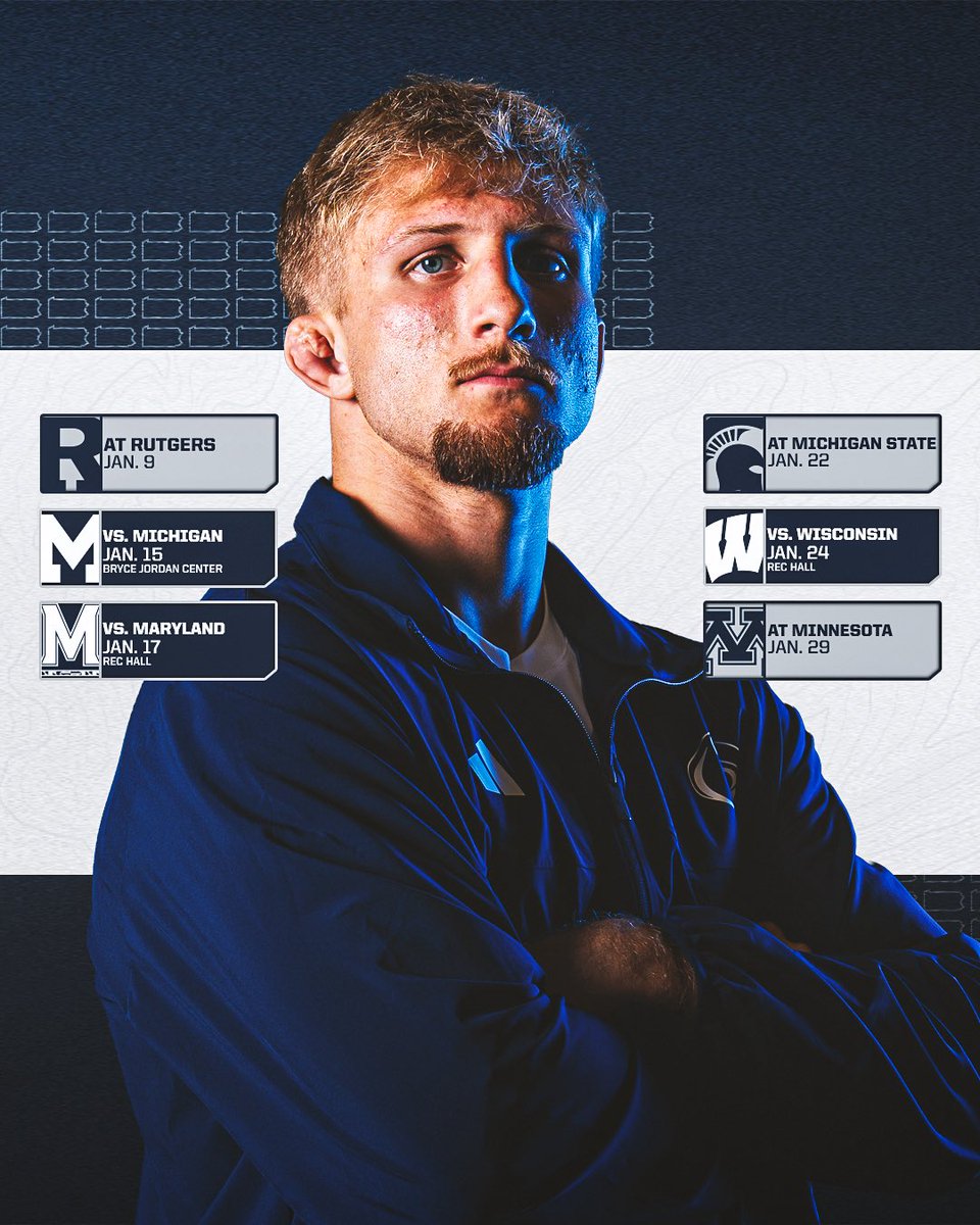 PennStateWREST's tweet photo. 𝐓𝐡𝐞 𝟏𝟏𝟗𝐭𝐡 𝐒𝐞𝐚𝐬𝐨𝐧

The 2026-27 Penn State Schedule is live🗓️

#PSUwr https://t.co/ThhYY8ggep