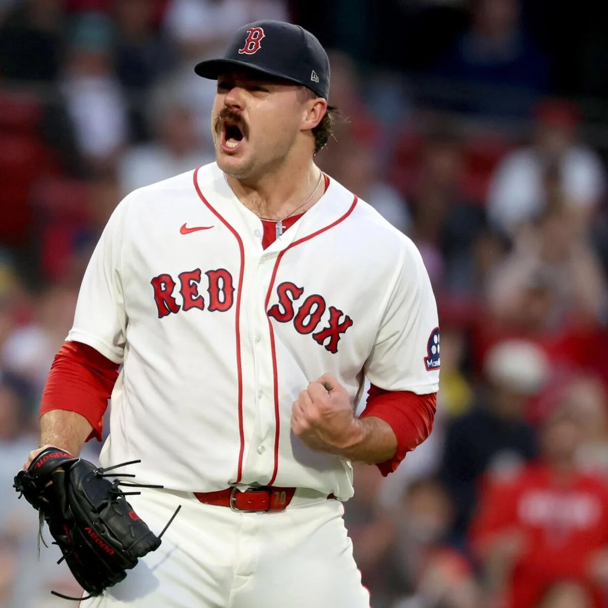 tylermilliken_'s tweet photo. Tonight’s lineup for Red Sox @ Yankees:

1. Roman Anthony DH
2. Adley Rutschman C
3. Willson Contreras 1B
4. Wilyer Abreu RF
5. Ceddanne Rafaela CF
6. Nick Sogard 2B
7. Jarren Duran LF
8. Trevor Story SS
9. Caleb Durbin 3B

Payton Tolle vs. Cam Schlittler. 8:15 first pitch on NBC https://t.co/YffQgqiLSJ