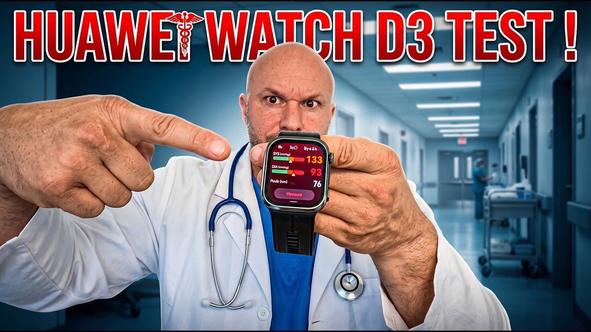 DaddyFamtech's tweet photo. Huawei Watch D3 : La meilleure montre santé connectée ? (Test &amp; Prise de tension)

➡️ https://t.co/9V4efDZI3X

Obliger de repost car un gros bug sur ma vidéo YouTube 

@HuaweiFr @Huawei @Huawei_Europe 
#huawei #huaweiwatchd3 https://t.co/SaHuMtAV1c