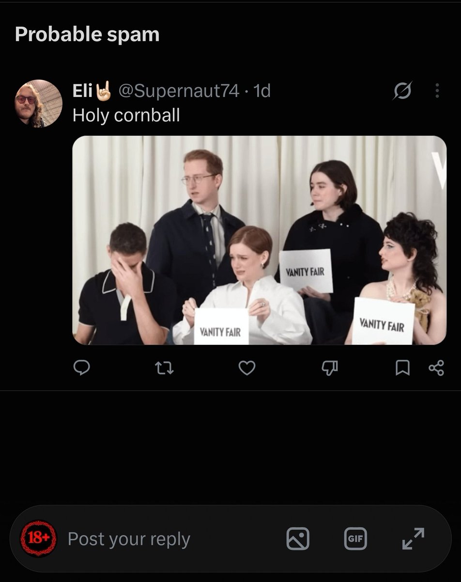 KaoticCorp's tweet photo. @Supernaut74 @wlliestroker Bro is relegated to the spam section 😂😂

Everyone else gets their comments shown except you, all alone in the spam section 😂 brutal https://t.co/BFJh3Q4EGX