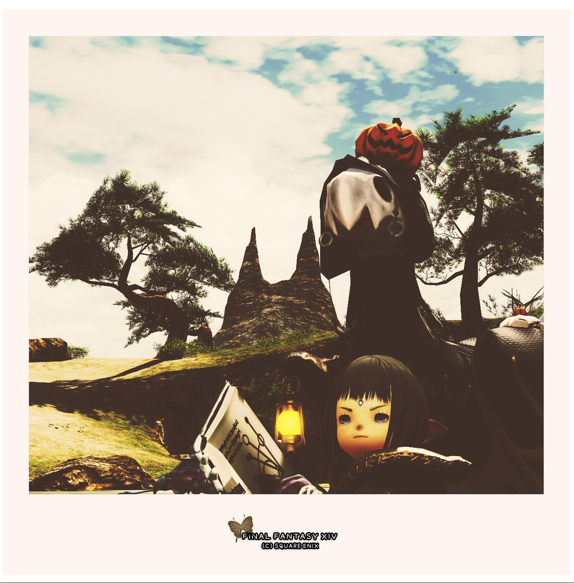 yuan_farewell's tweet photo. もしや…おまえ…はろうぃん
楽しみすぎるだろ('ω')
チョ:「クェ!?」
#ff14SS #ララフェル #モブのきもち #voyage_note https://t.co/fYh4AoE86s