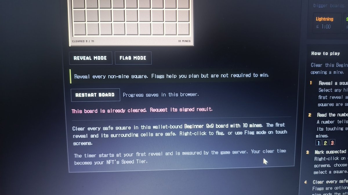 Mimiqueford's tweet photo. @Ontimenft I finished the game, but got a "failed to fetch" error; after refreshing and returning to the board, I can't do anything with it. https://t.co/pys74ddqD1